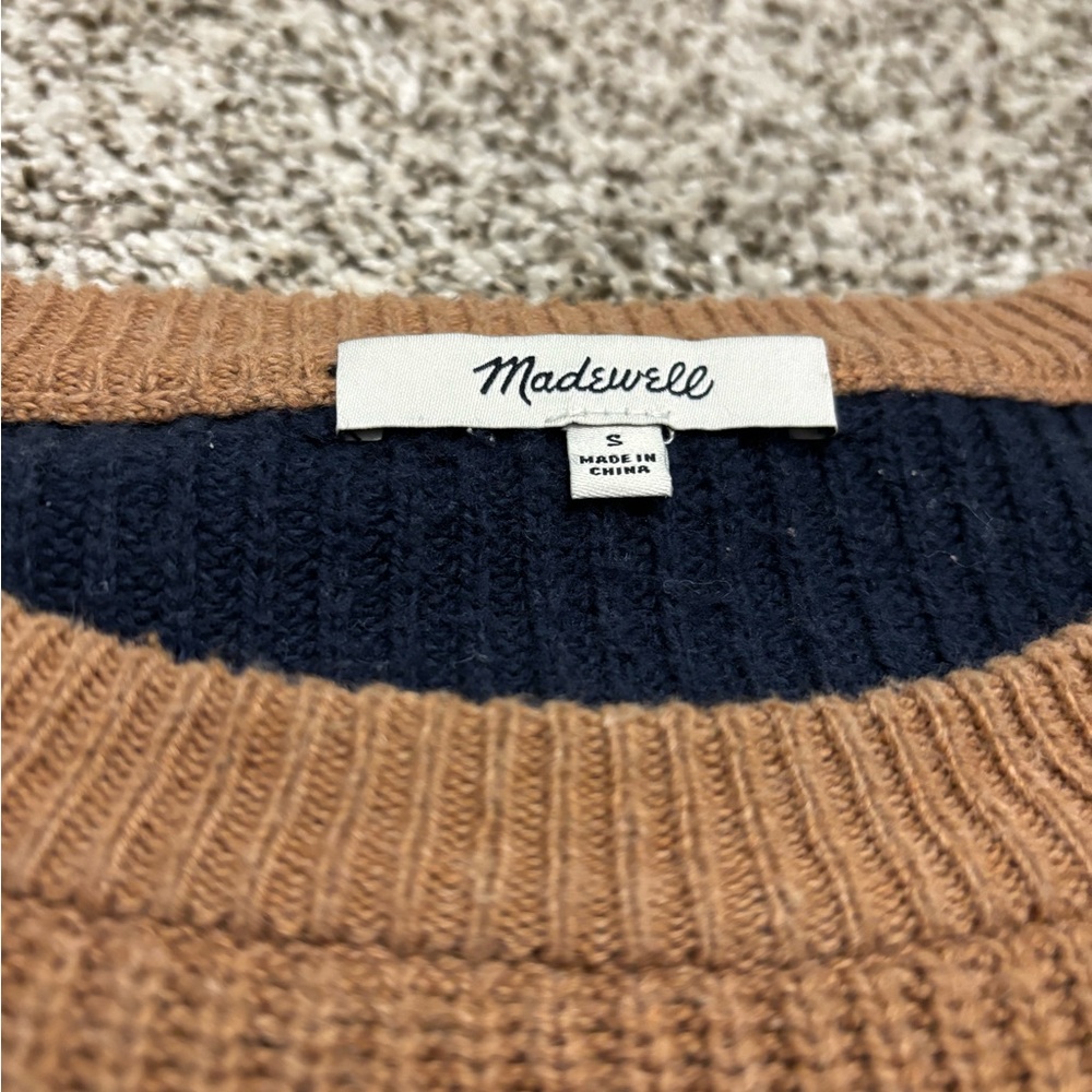 Madewell two-tone sweater